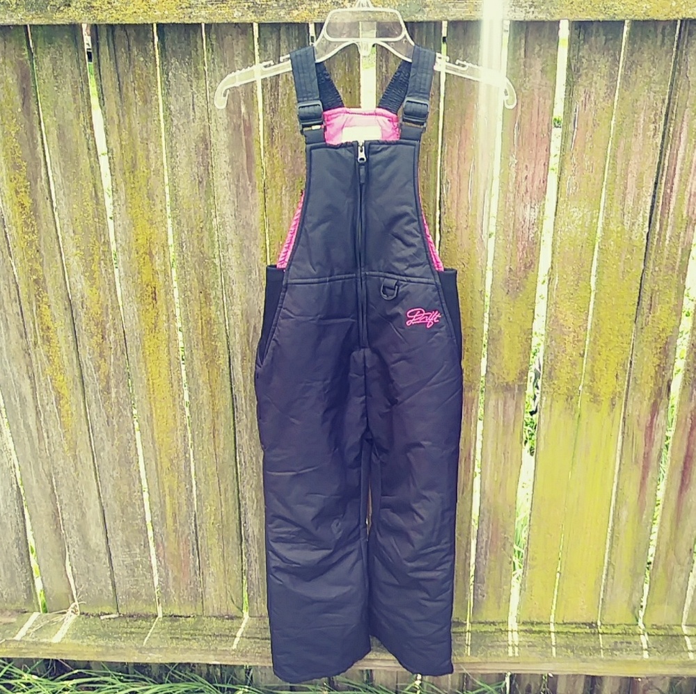 Girls Black Snow Suit